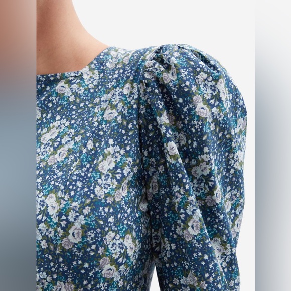 BATSHEVA X LAURA ASHLEY Square Neck Mini Dress Moylegrove (Size 4) - Picture 6 of 16